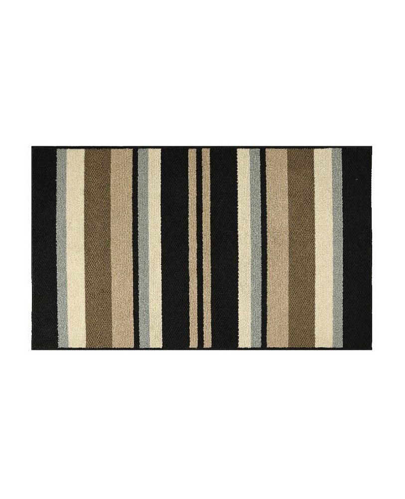Multi-Color Striped Carpet