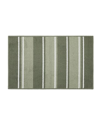 Green Striped Rug