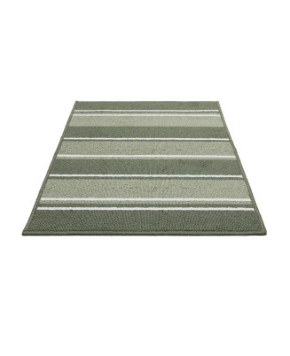 Green Striped Rug