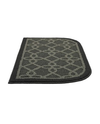 Semi-Circular Anti-Slip Rug