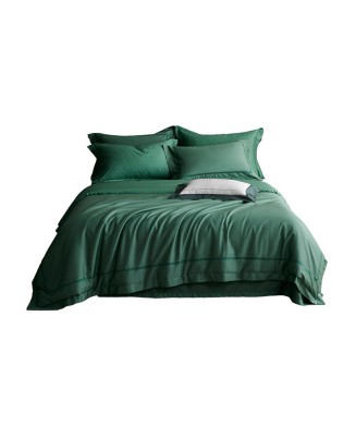Embroidered 100% Cotton Bedding Set (4-Piece)