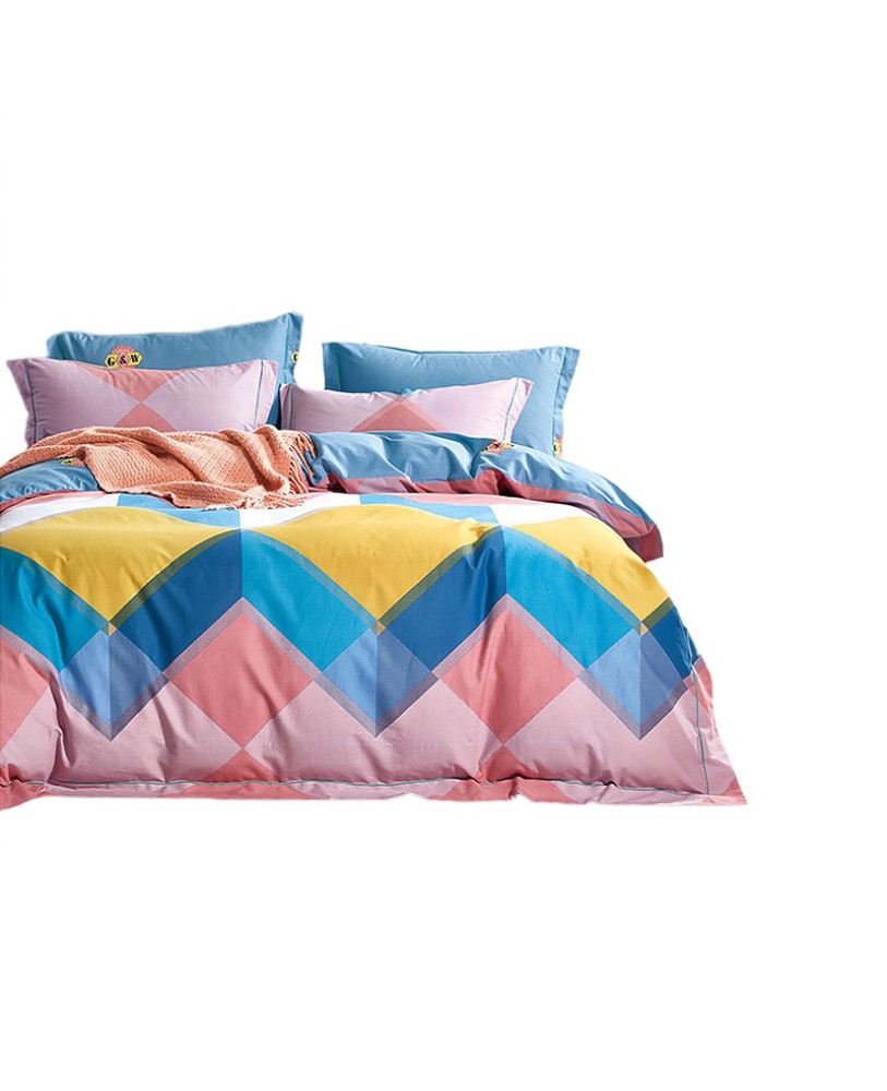Home Textile Brushed Cotton 4-Piece Bedding Set