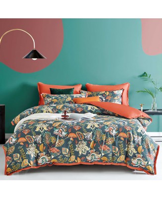 Home Textile 100% Cotton Bedding Set (4-Piece)
