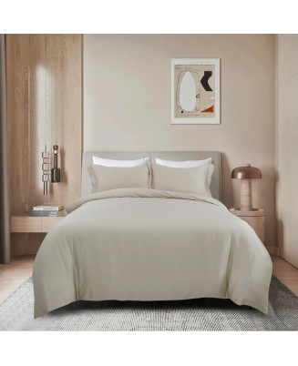 Soft and Comfortable Solid Color 4-Piece Bedding Set