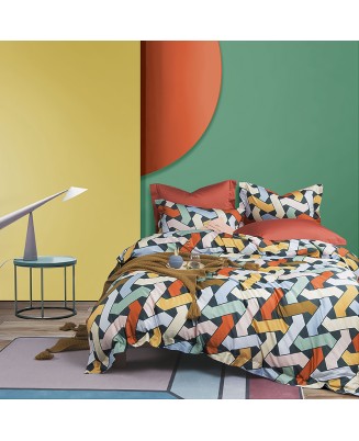 Breathable Cotton 4-Piece Bedding Set