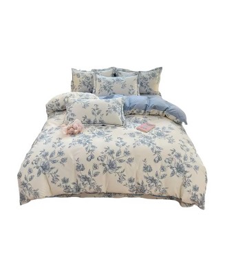 Comfortable Floral 4-Piece Bedding Set