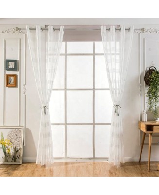 White Sheer Curtain