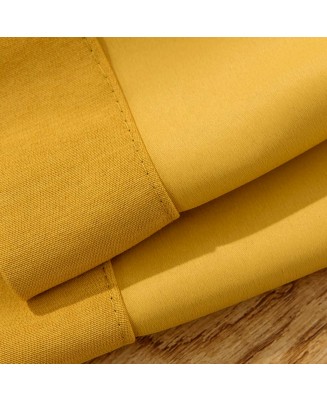Yellow Blackout Curtain