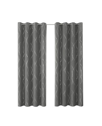 Polyester foil blackout curtains