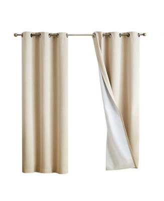 Full Blackout Double-Layer Curtain