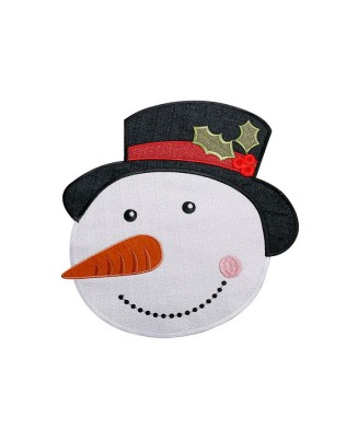 Cute Cartoon Snowman Placemat