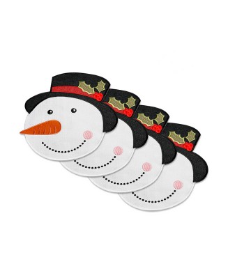 Cute Cartoon Snowman Placemat