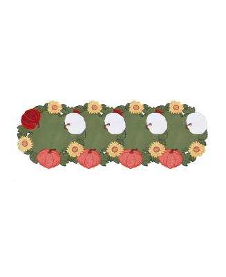 Autumn Harvest Pumpkin Round Placemat