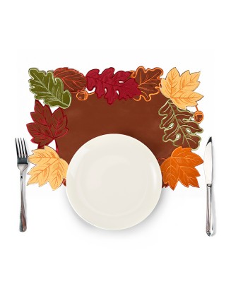 Harvest Maple Leaf Square Placemat