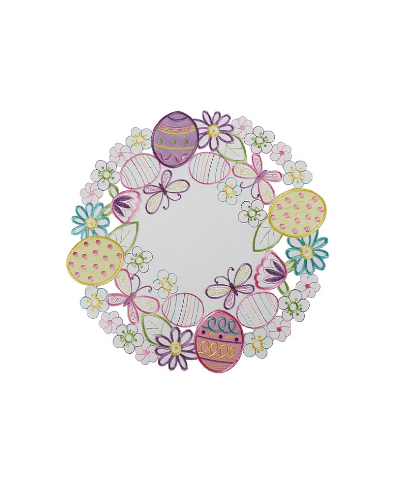Colorful Lace Hollow-Out Placemat