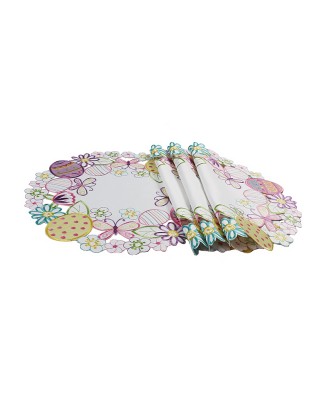 Colorful Lace Hollow-Out Placemat