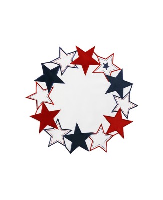 Star-Shaped Hollow Round Placemat