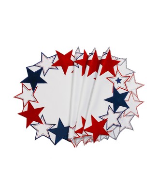 Star-Shaped Hollow Round Placemat