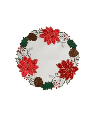 Christmas Felt Round Placemat