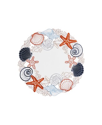 Round Ocean Element Placemat