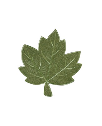 Green Maple Leaf Placemat