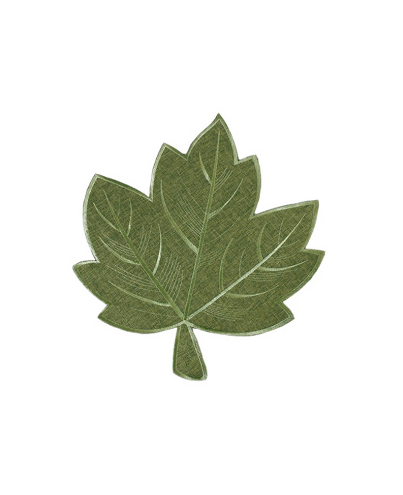 Green Maple Leaf Placemat