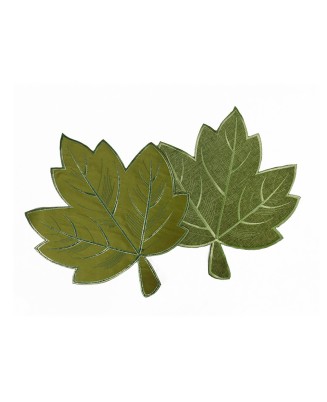 Green Maple Leaf Placemat