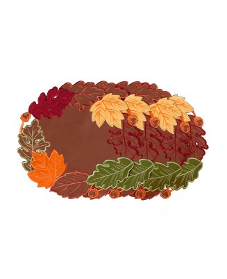 Maple Leaf Hollow-Out Placemat