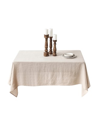 French-Style Linen Rectangular Tablecloth
