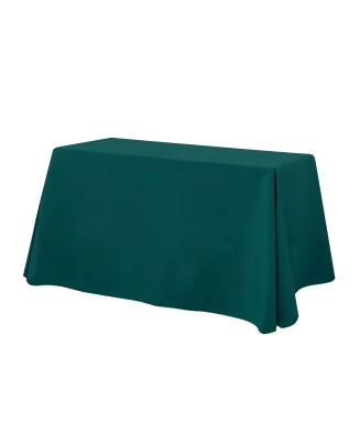 Dark Green Polyester Tablecloth