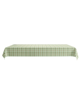 Green Plaid Tablecloth