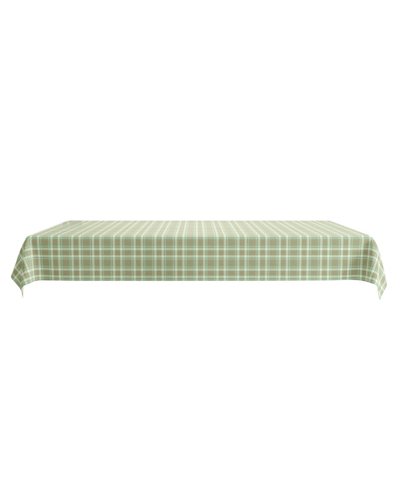 Green Plaid Tablecloth