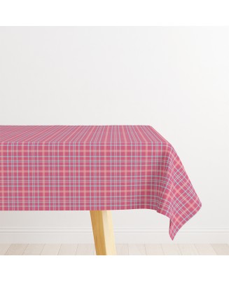 Pink Plaid Tablecloth Pink Plaid Tablecloth