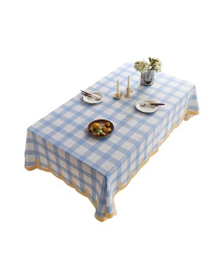 Minimalist Checkered Tablecloth