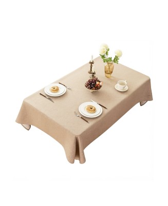 Waterproof Linen-Texture Tablecloth