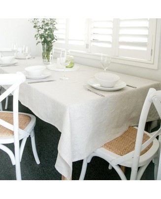 French-Style Pure Linen Tablecloth