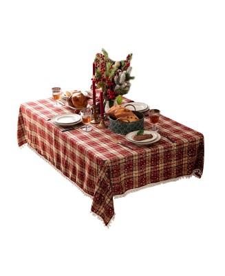 Checkered Rectangular Tablecloth