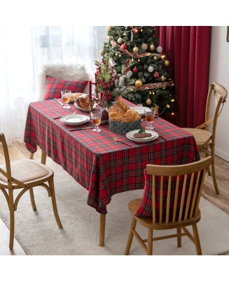 Checkered Rectangular Tablecloth