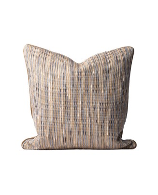 Japanese-Style Striped Pillow Cover