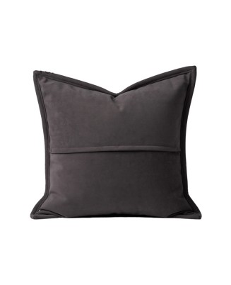 Gray Jacquard Cushion Cover