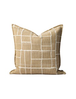 Cotton Linen Geometric Cushion Cover